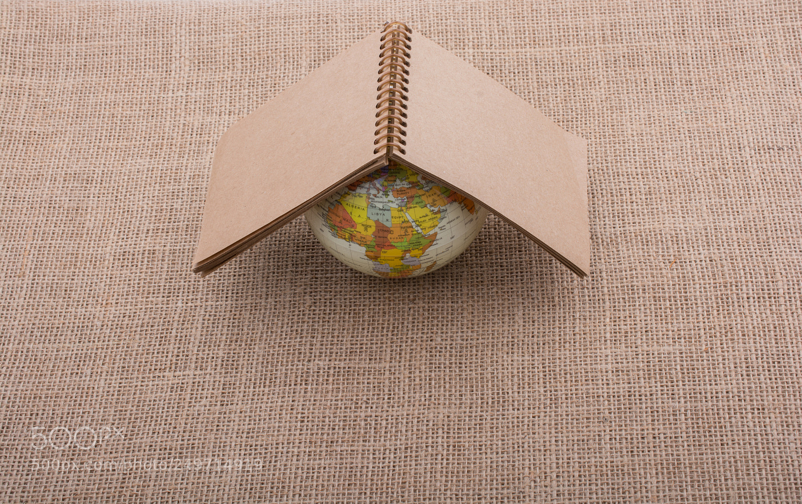 Nikon D7100 sample photo. Globe placed on canvas photography