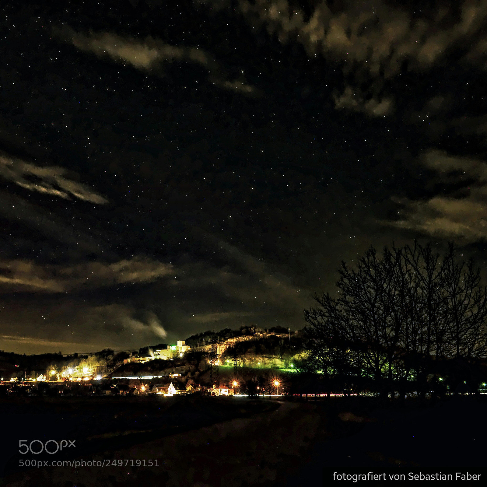 Samsung NX500 sample photo. Istein bei nacht photography