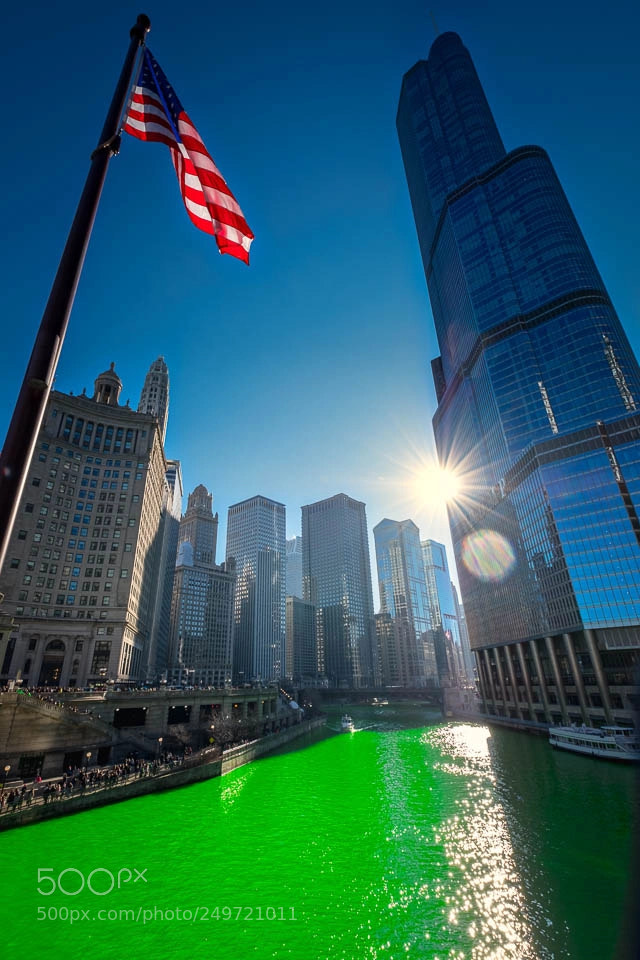 Fujifilm X-Pro2 sample photo. Chicago st patrick's day photography