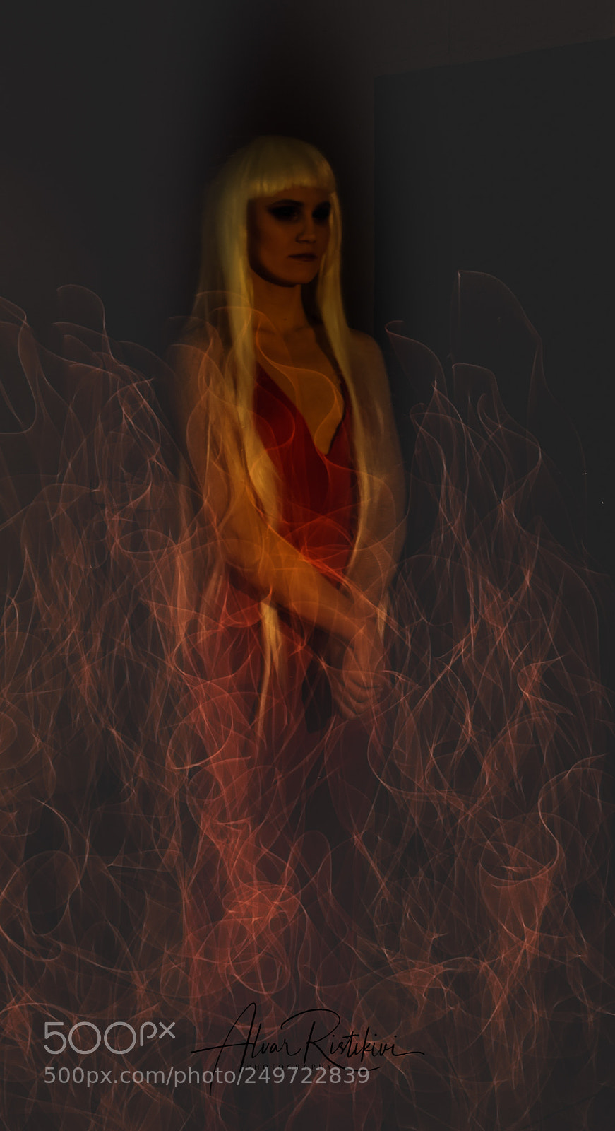 Nikon D3 sample photo. Lady on fire photography
