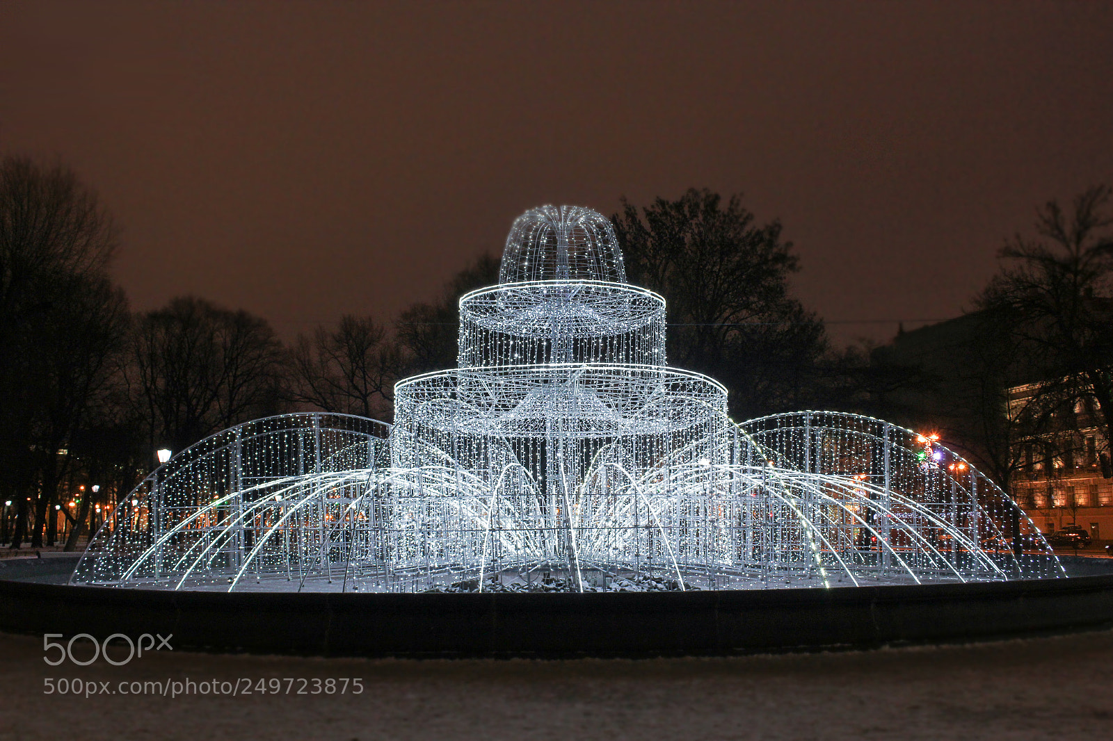 Canon EOS 60D sample photo. A light fountain in photography