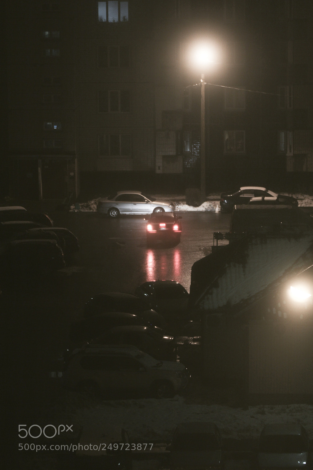 Canon EOS 60D sample photo. Night fog in the photography