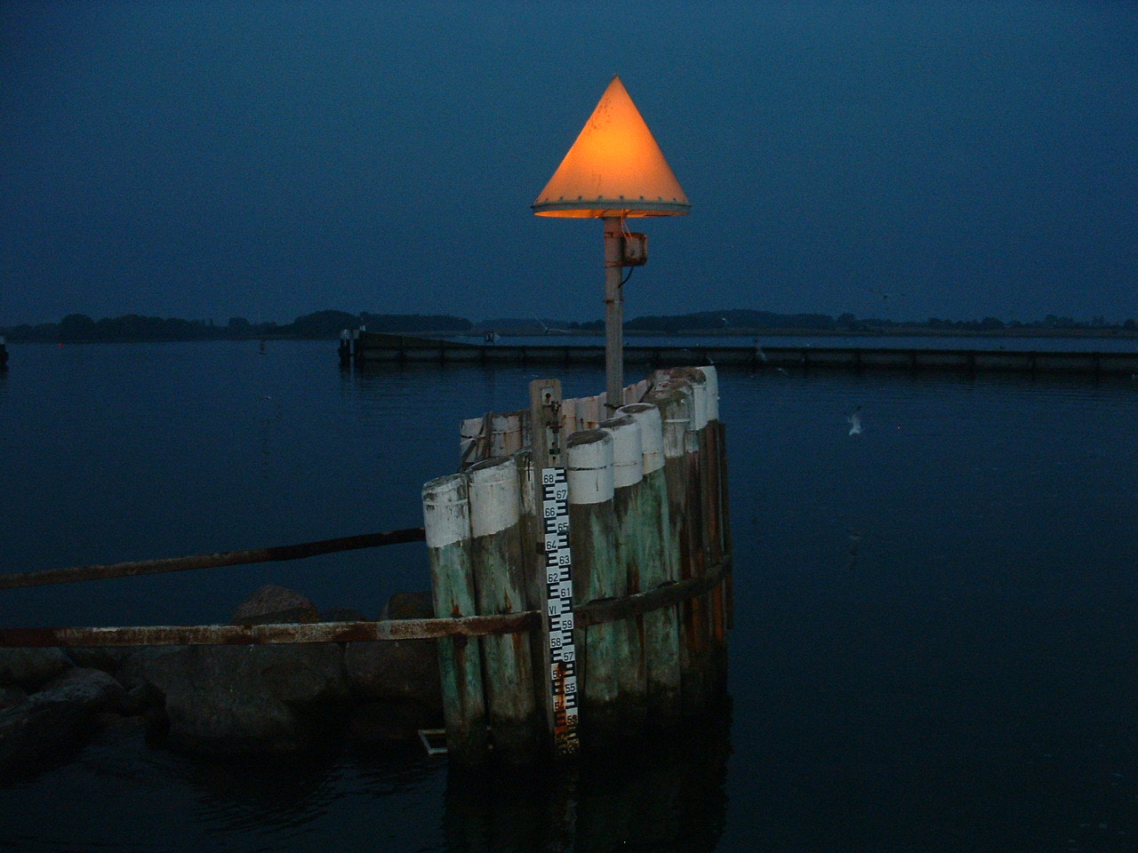 Fujifilm FinePix S304 sample photo. Maasholm harbour at night photography