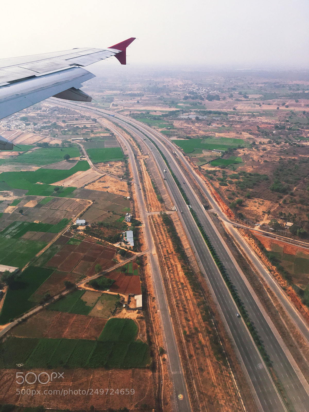 Apple iPhone SE sample photo. From my plane window photography