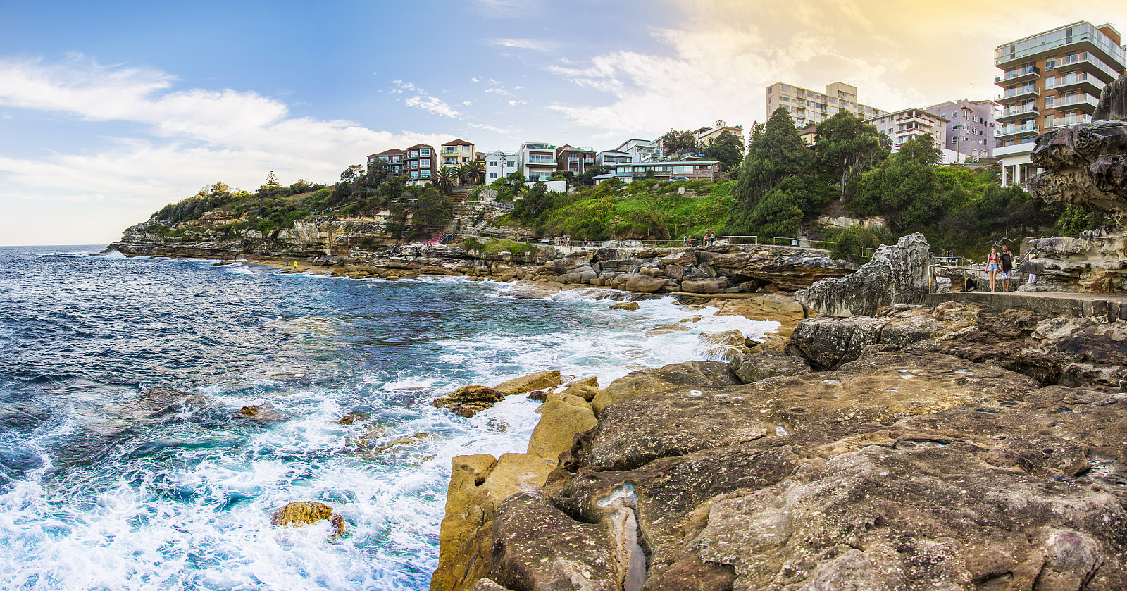 Nikon D7000 sample photo. Bondi beach walk photography