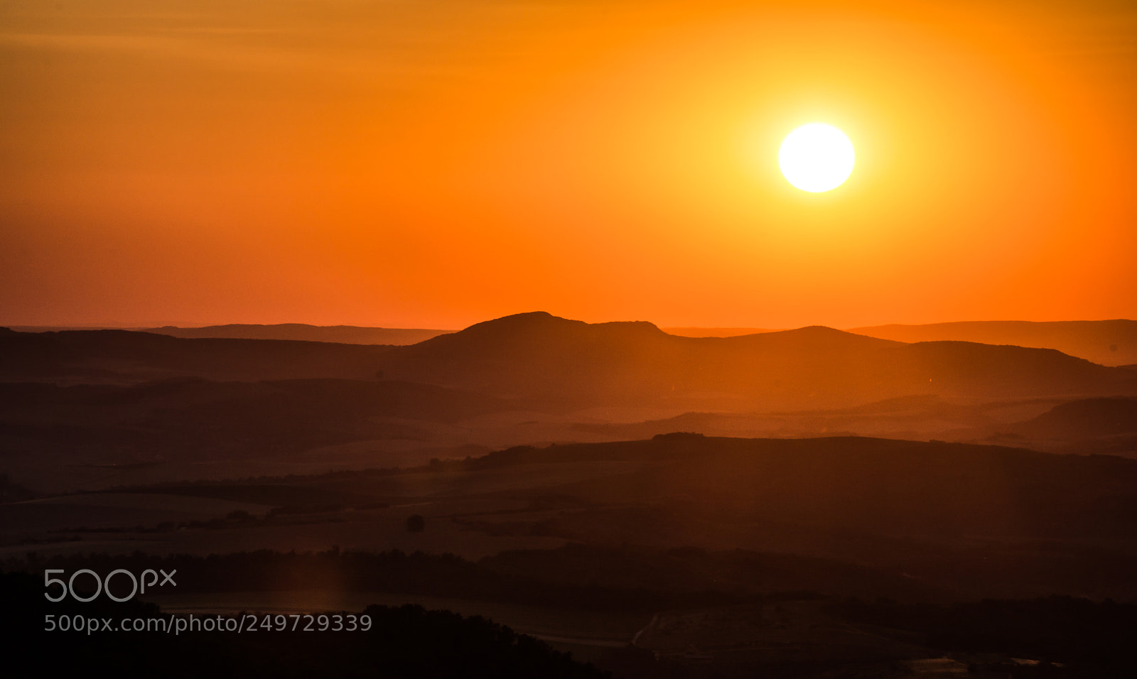 Nikon D5200 sample photo. Sunset over the hills.jpg photography