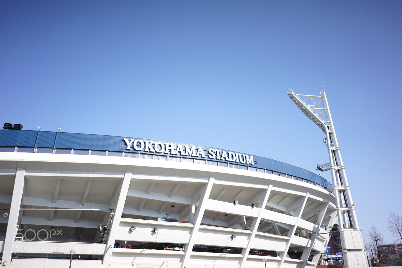 Sony a7R sample photo. Yokohama stadium photography