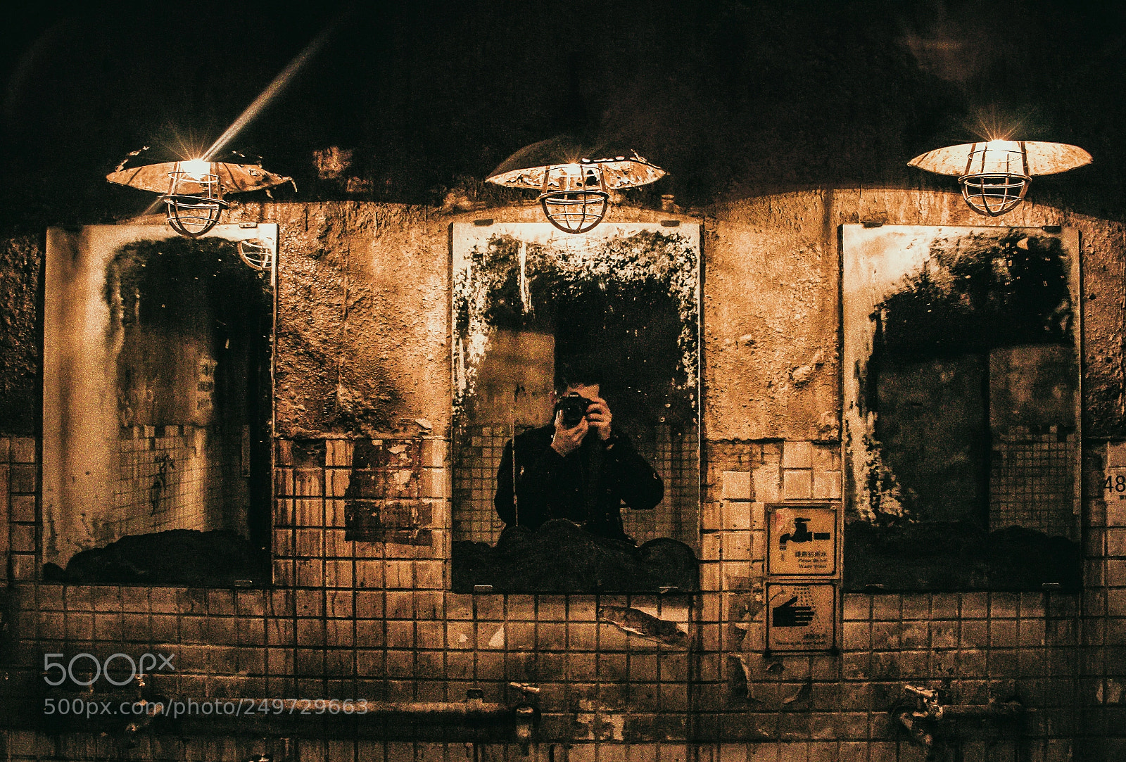 Canon EOS 70D sample photo. The scariest restroom i photography