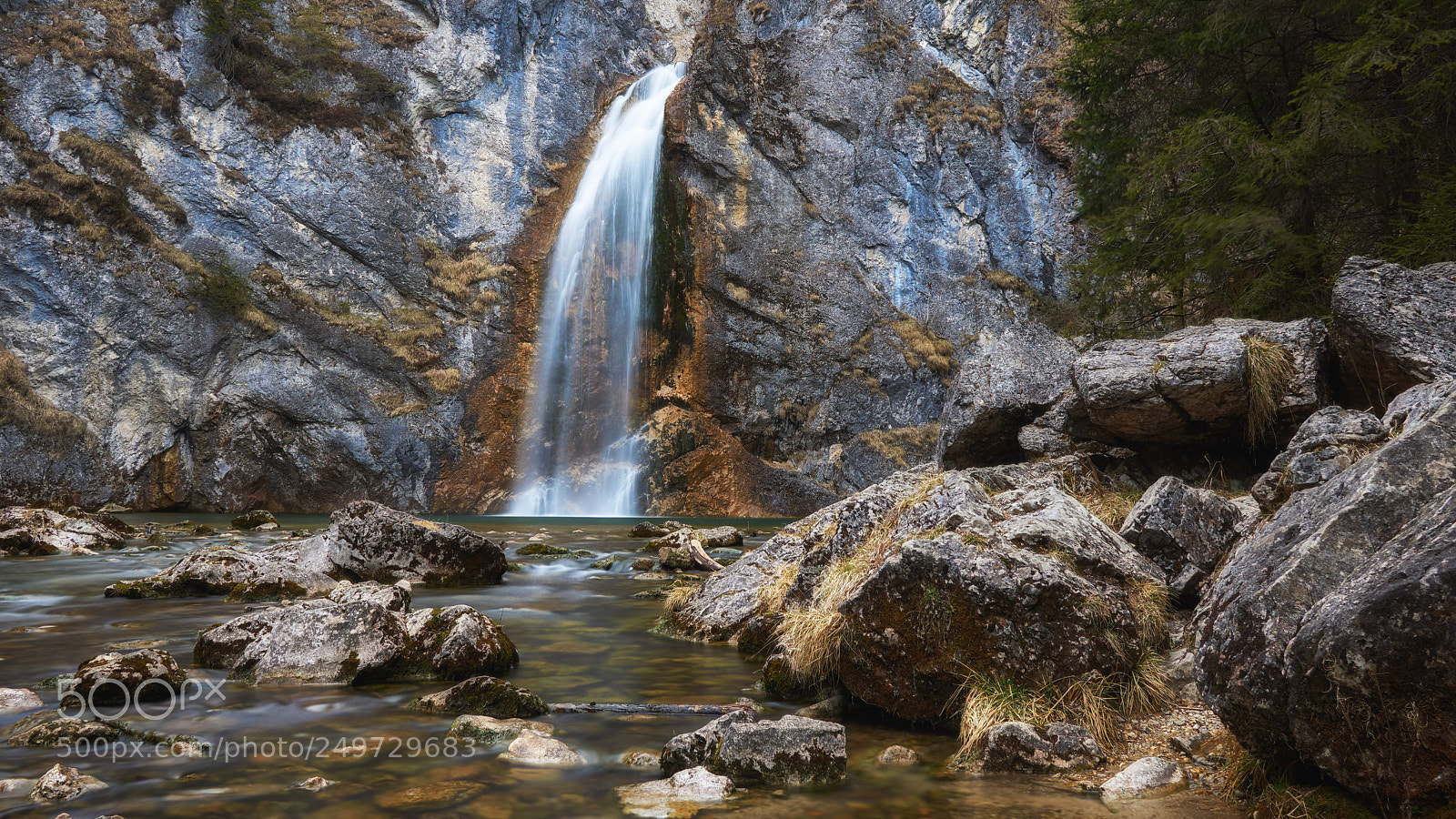 Sony a6000 sample photo. Salza waterfall photography