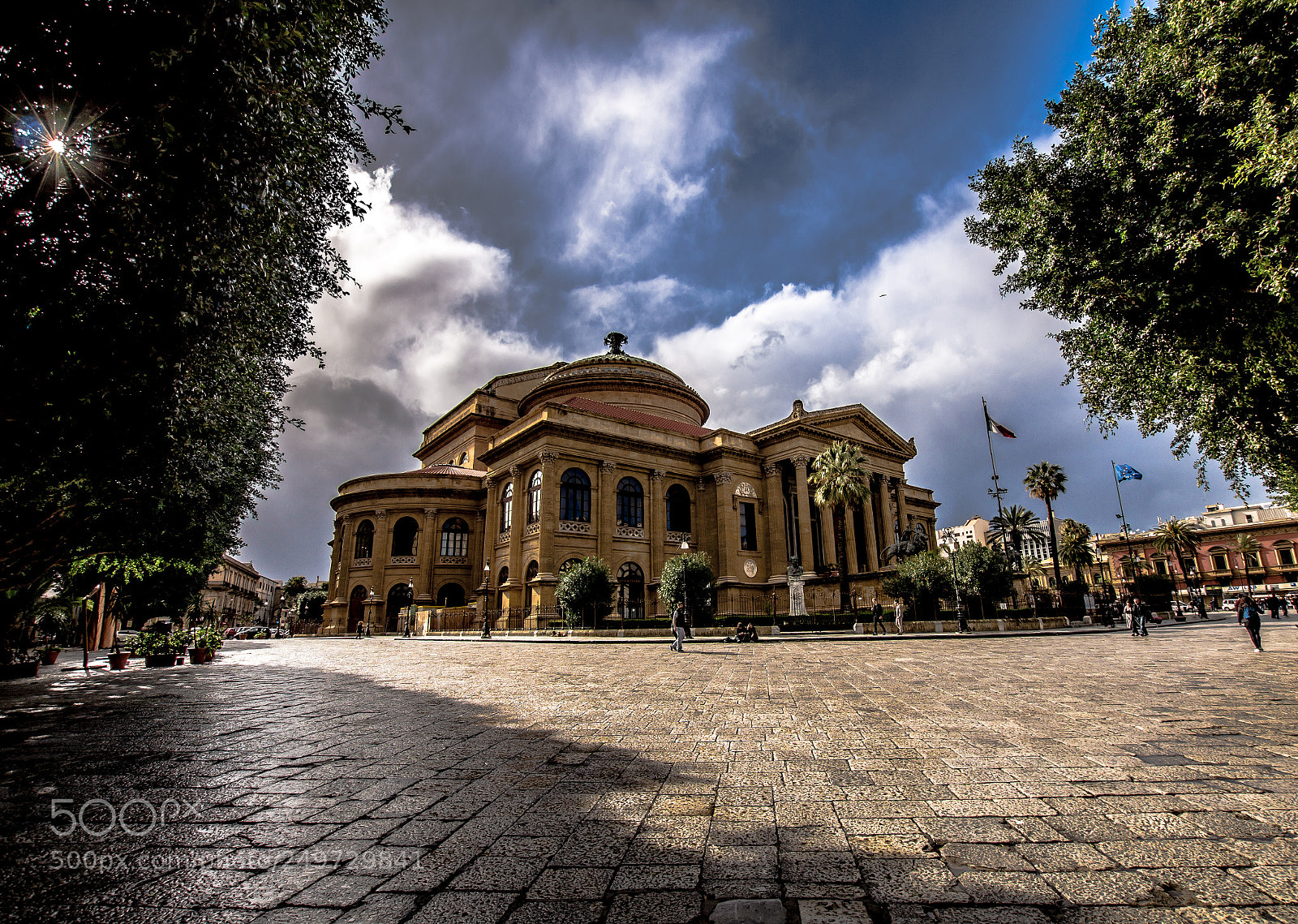 Sony SLT-A58 sample photo. Teatro massimo photography