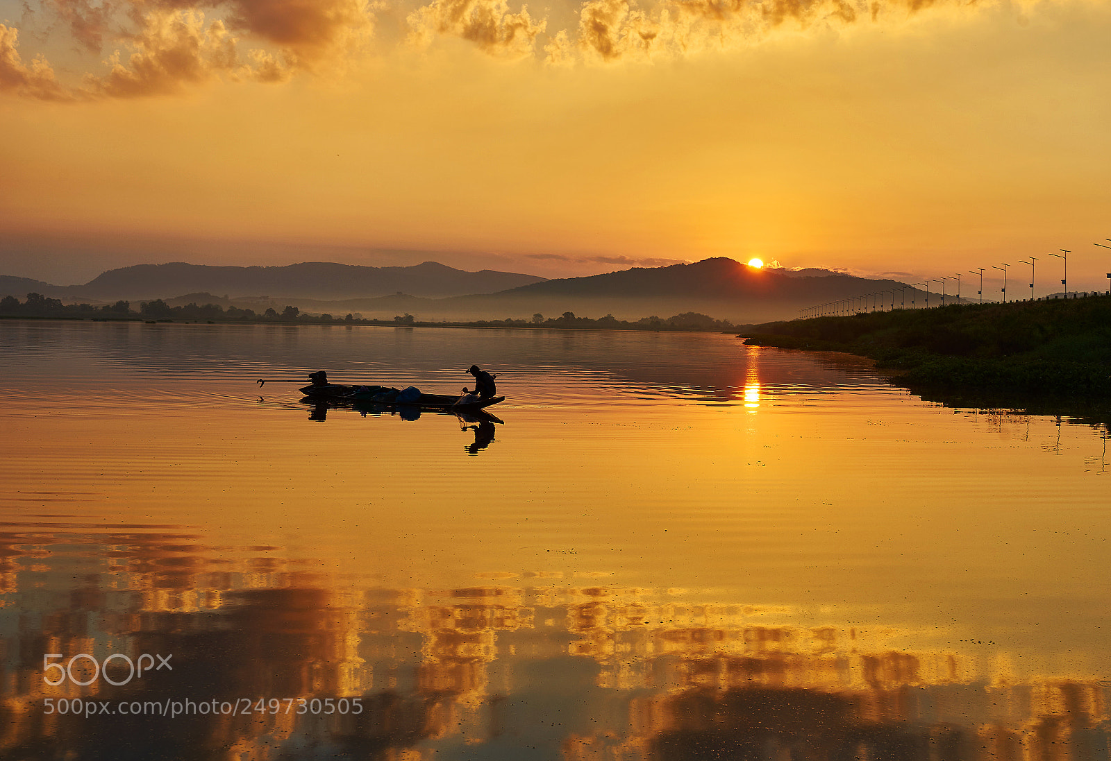 Sony a7 II sample photo. Fisherman in the morning photography