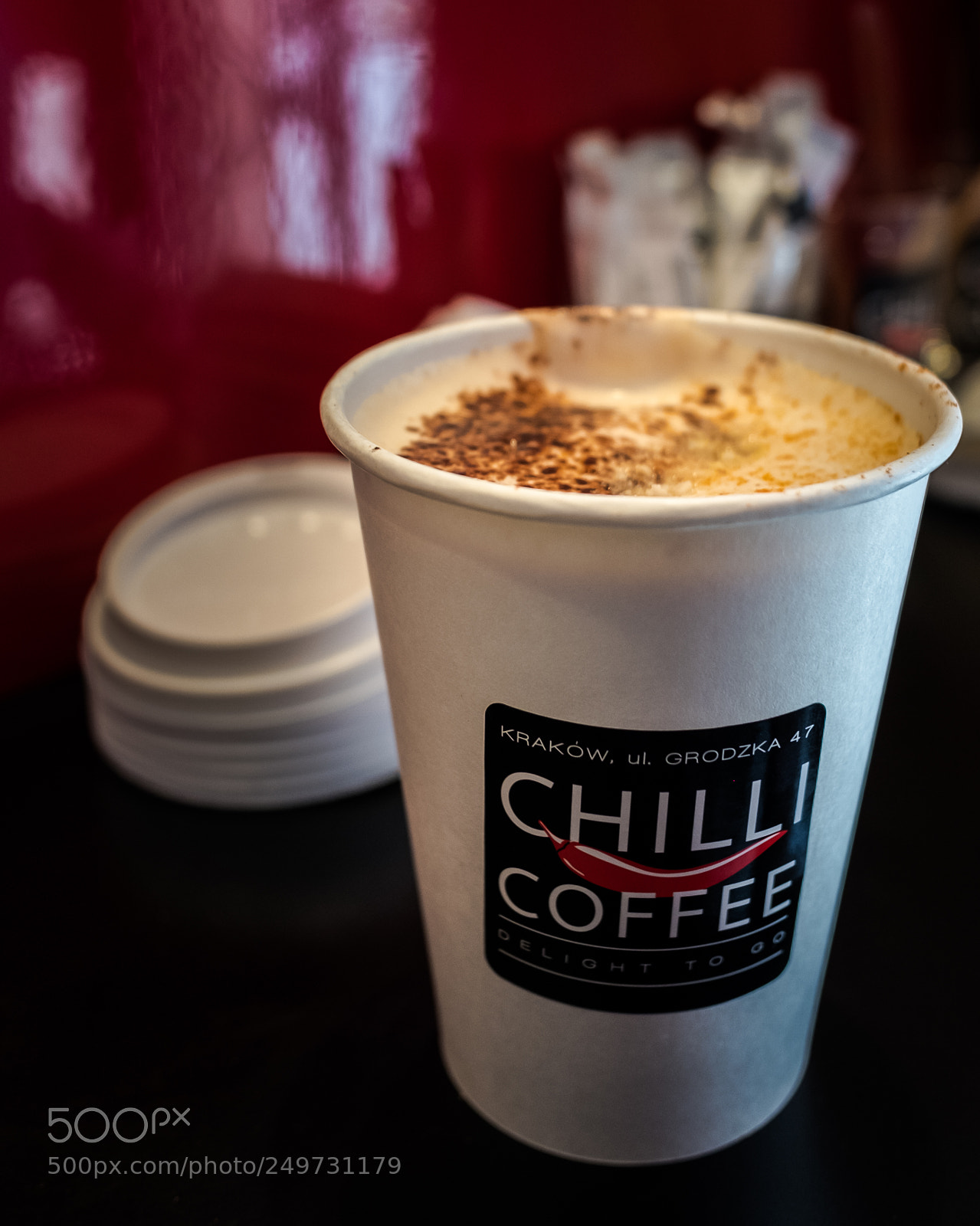 Fujifilm X70 sample photo. A chilli coffee photography