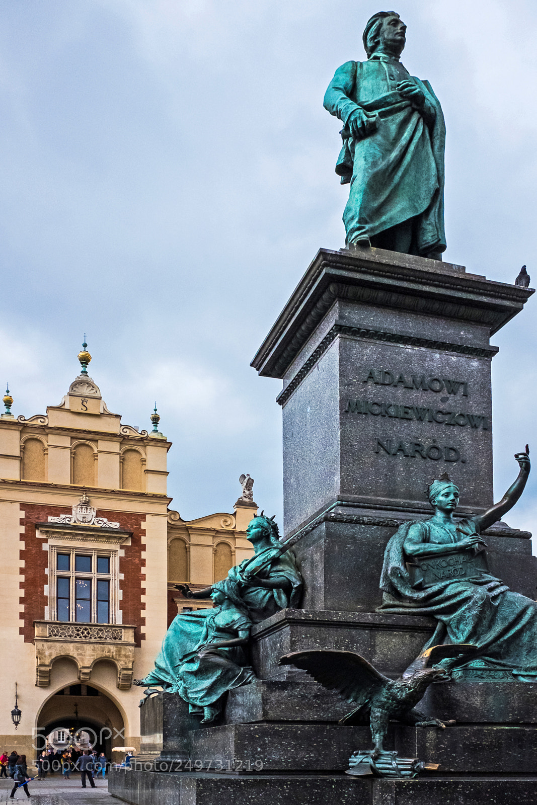 Fujifilm X70 sample photo. Adam mickiewicz monument old photography