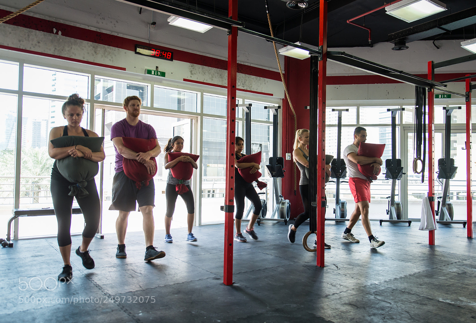 Nikon D610 sample photo. Athletes training in a photography