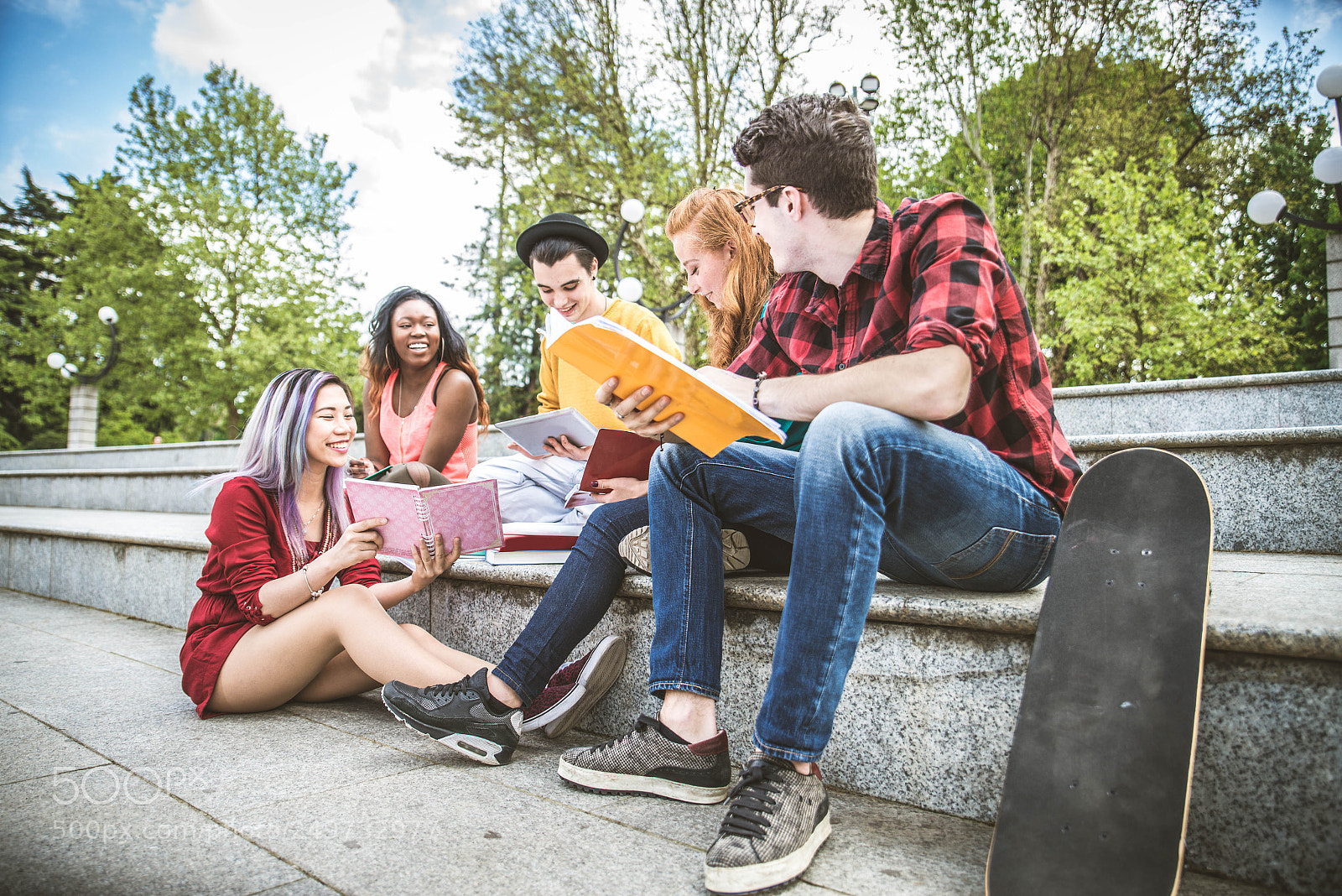 Nikon D610 sample photo. Young students outdoors photography