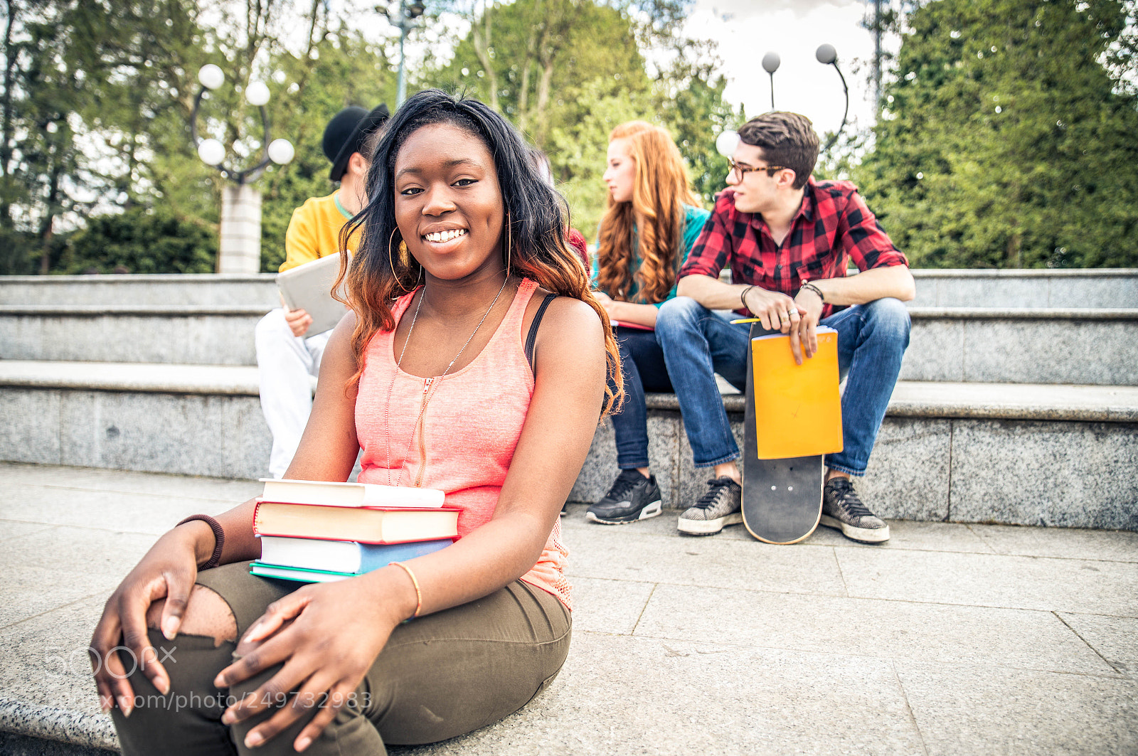 Nikon D610 sample photo. Young students outdoors photography
