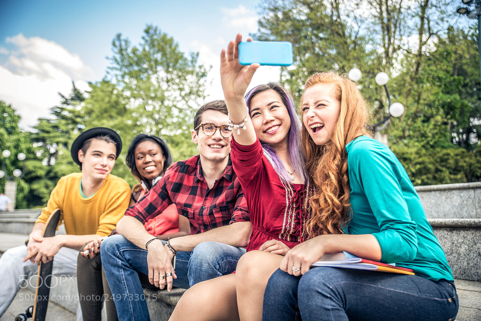 Nikon D610 sample photo. Young students outdoors photography