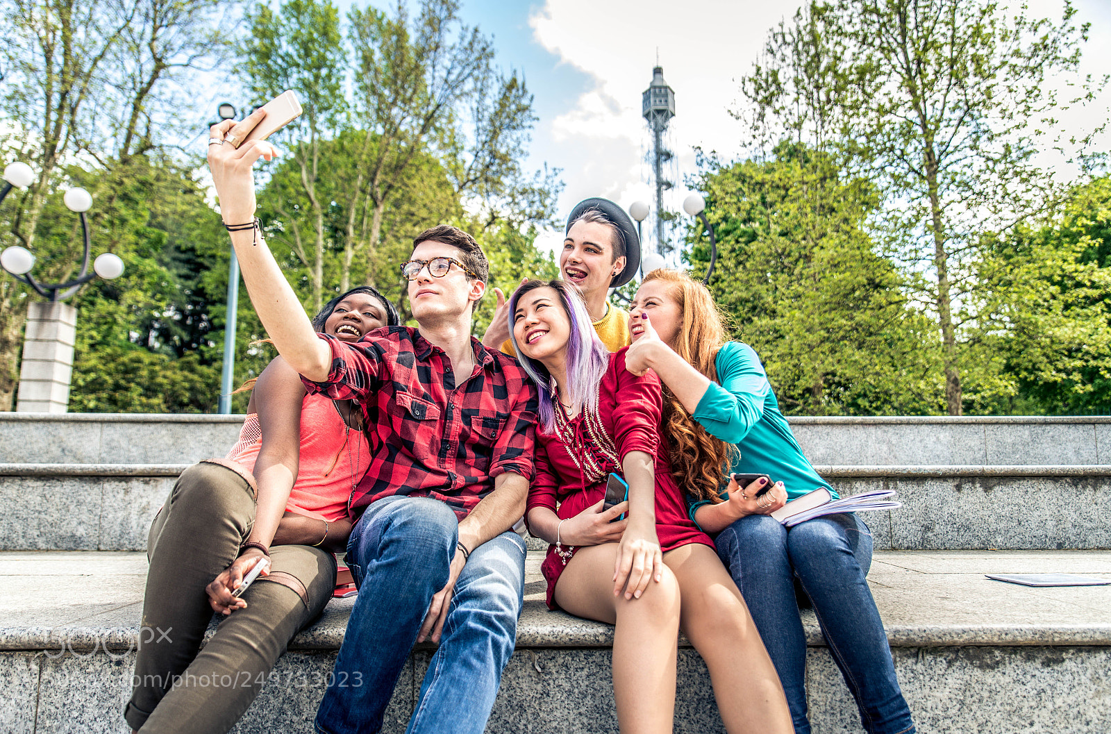 Nikon D610 sample photo. Young students outdoors photography