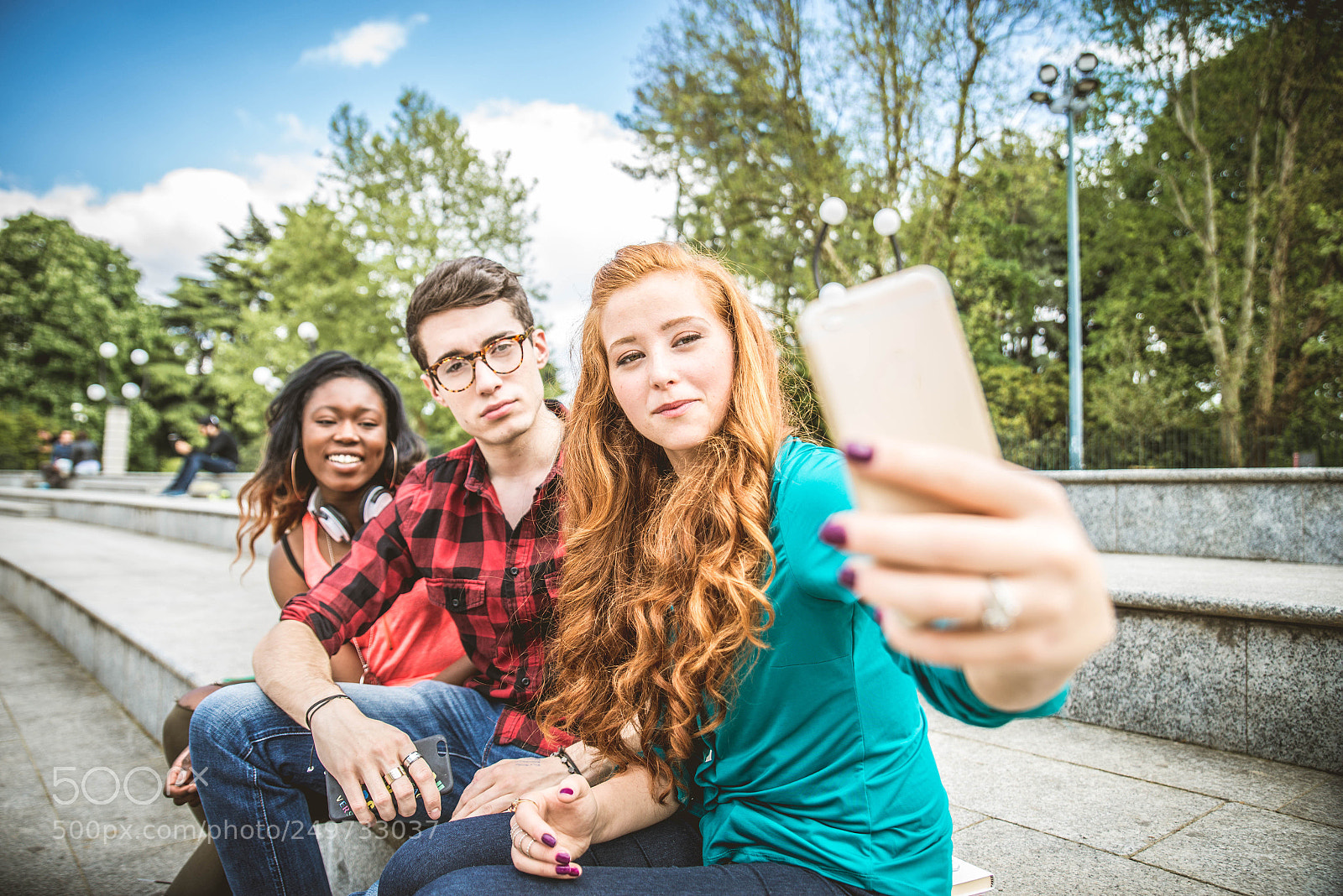 Nikon D610 sample photo. Young students outdoors photography