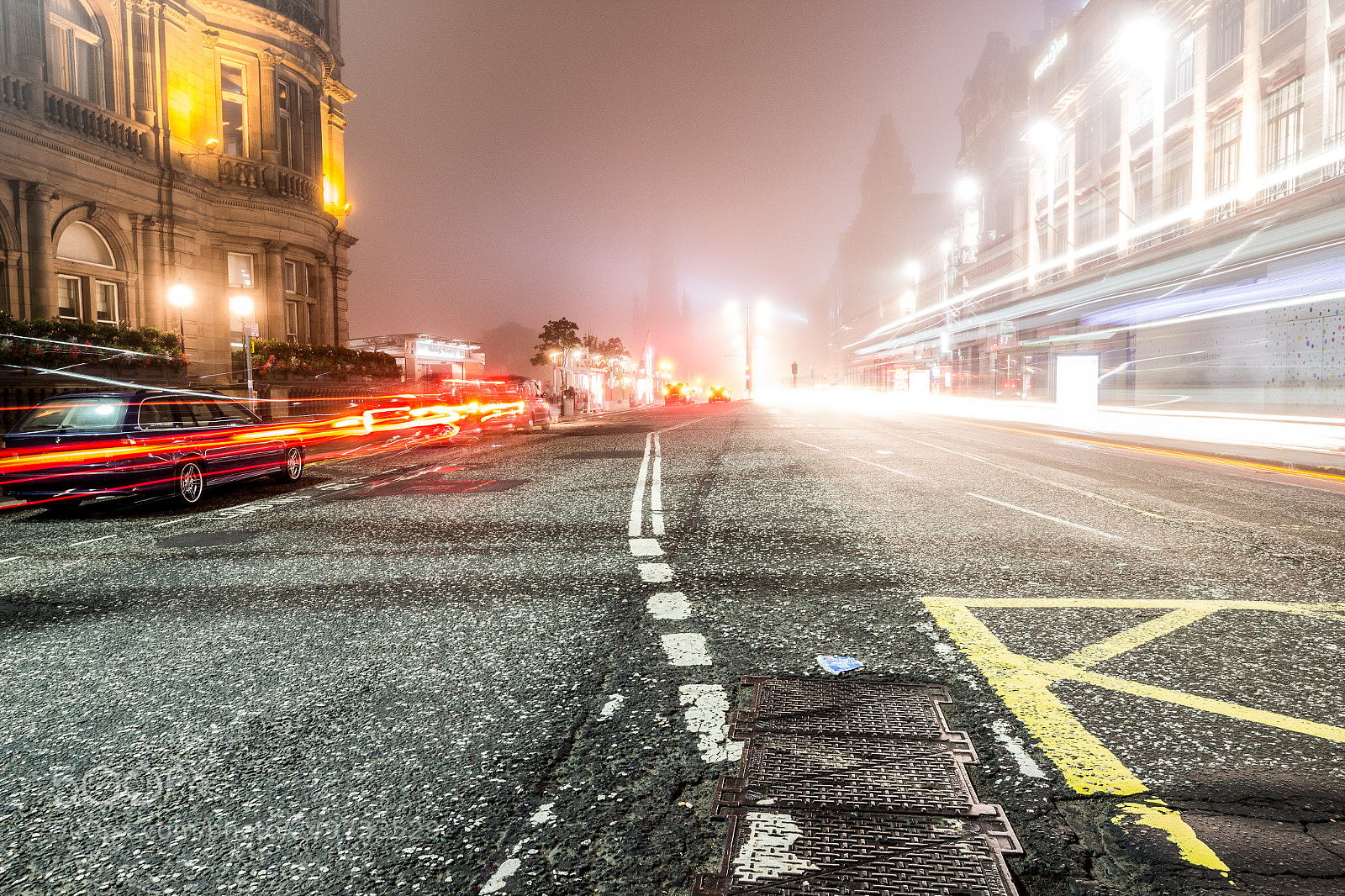 Canon EOS M sample photo. Edinburgh at night photography