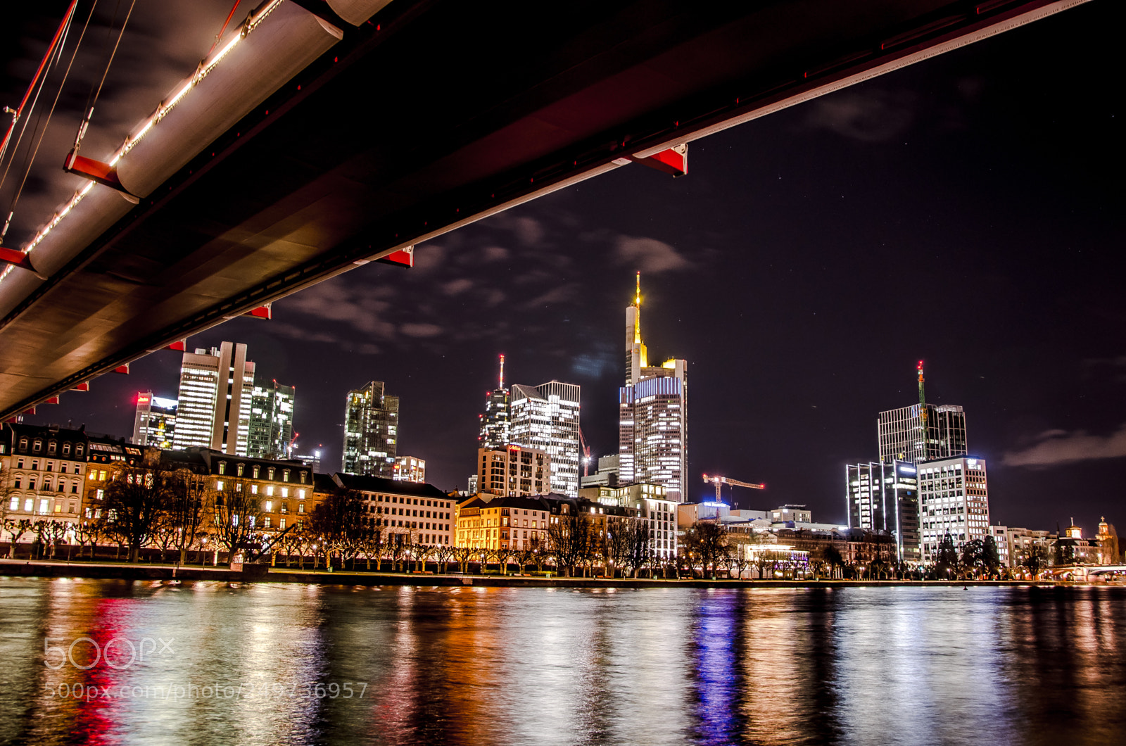 Nikon D5100 sample photo. Frankfurt skyline with the photography