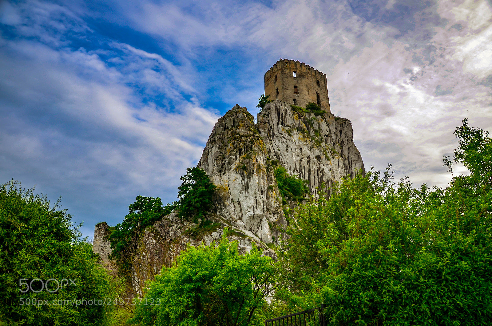 Nikon D5100 sample photo. Beckov castle photography