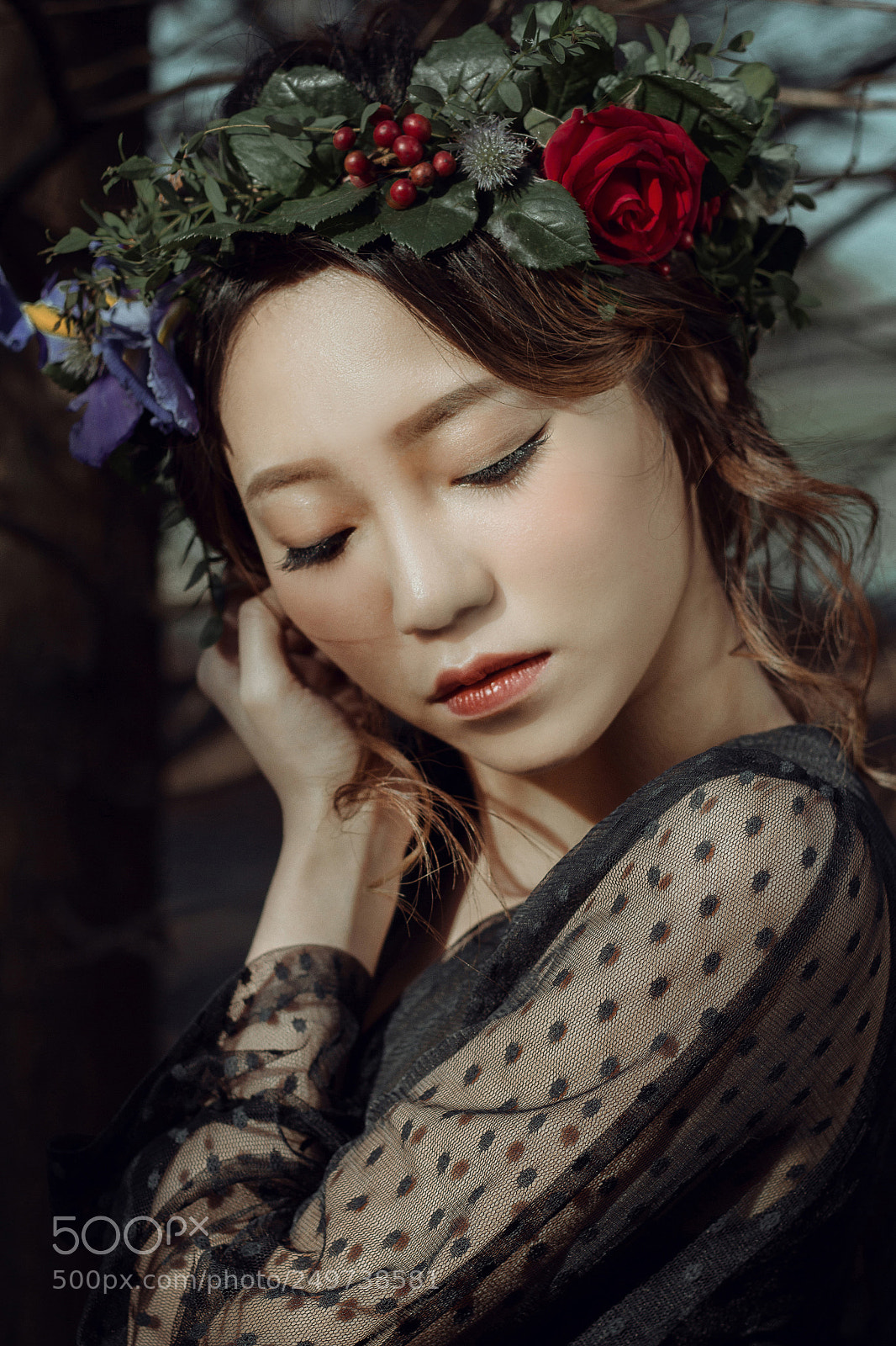 Canon EOS 70D sample photo. Rose & iris photography