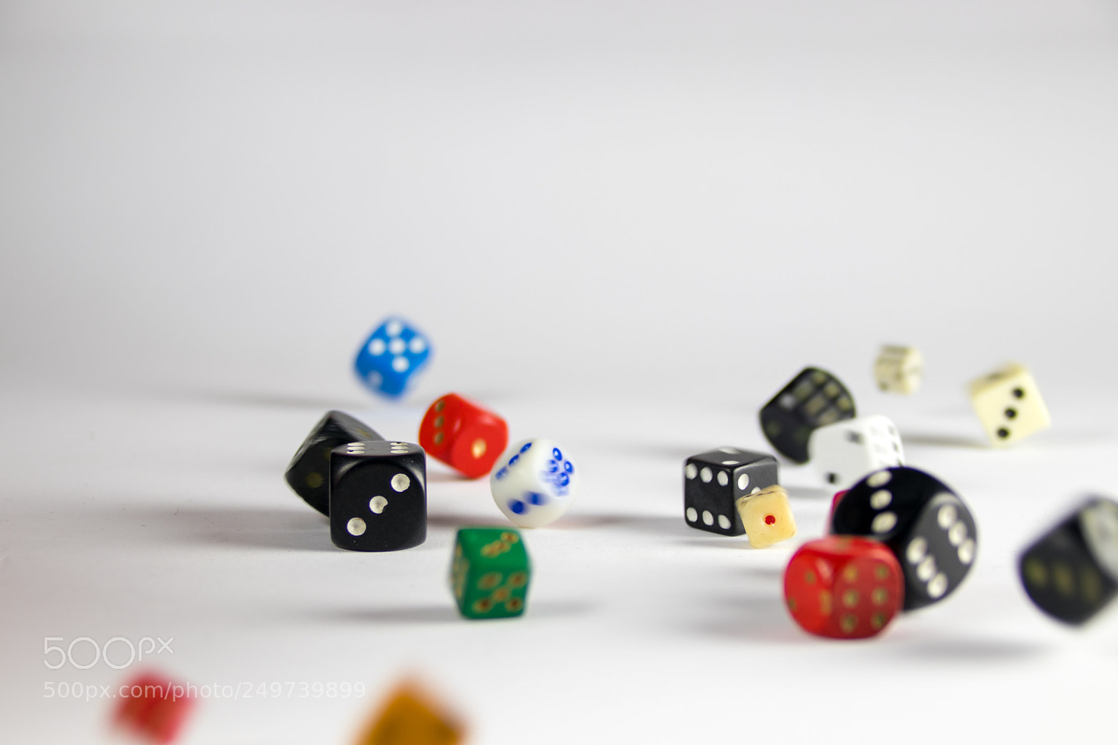 Canon EOS 77D (EOS 9000D / EOS 770D) sample photo. Falling dice photography