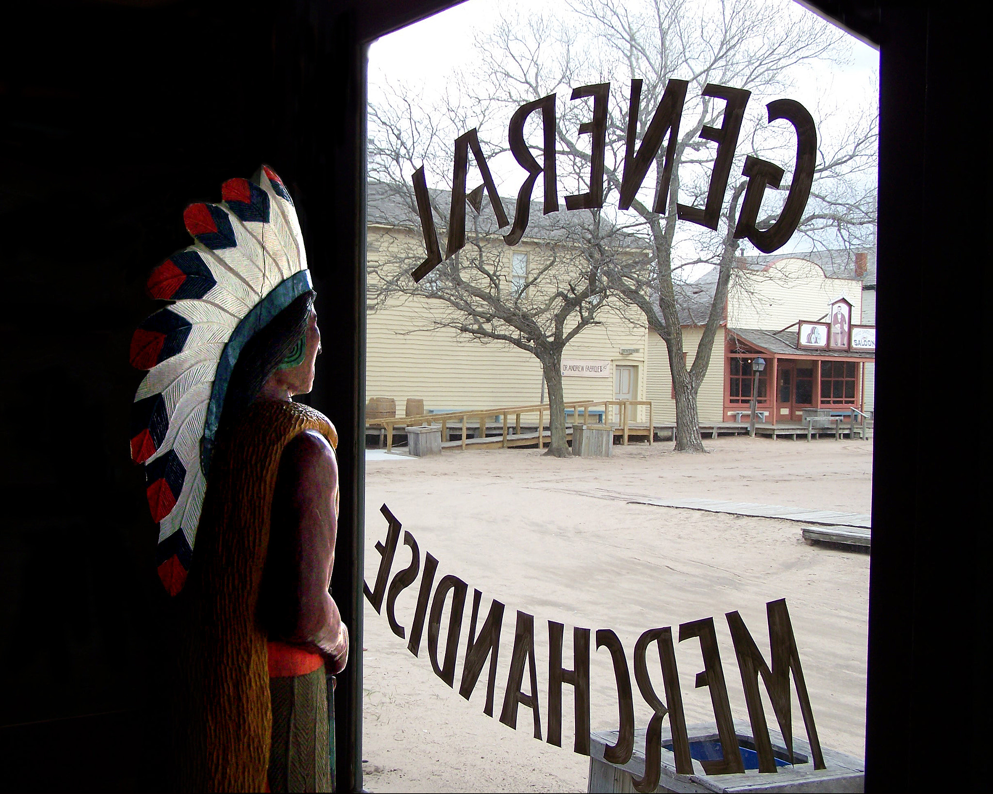 Kodak EASYSHARE Z710 ZOOM DIGITAL CAMERA sample photo. Old cowtown indian photography
