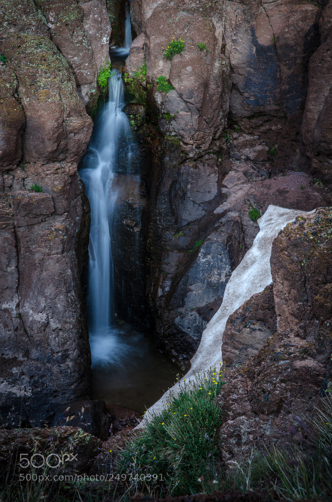 Nikon D7000 sample photo. An inner canyon waterfall photography