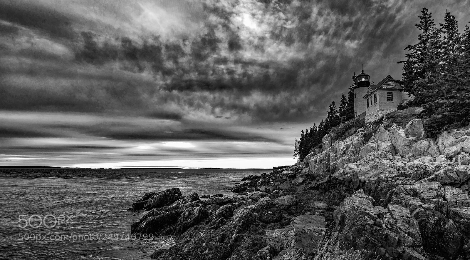 Sony a7R II sample photo. Bass harbor lighthouse b photography