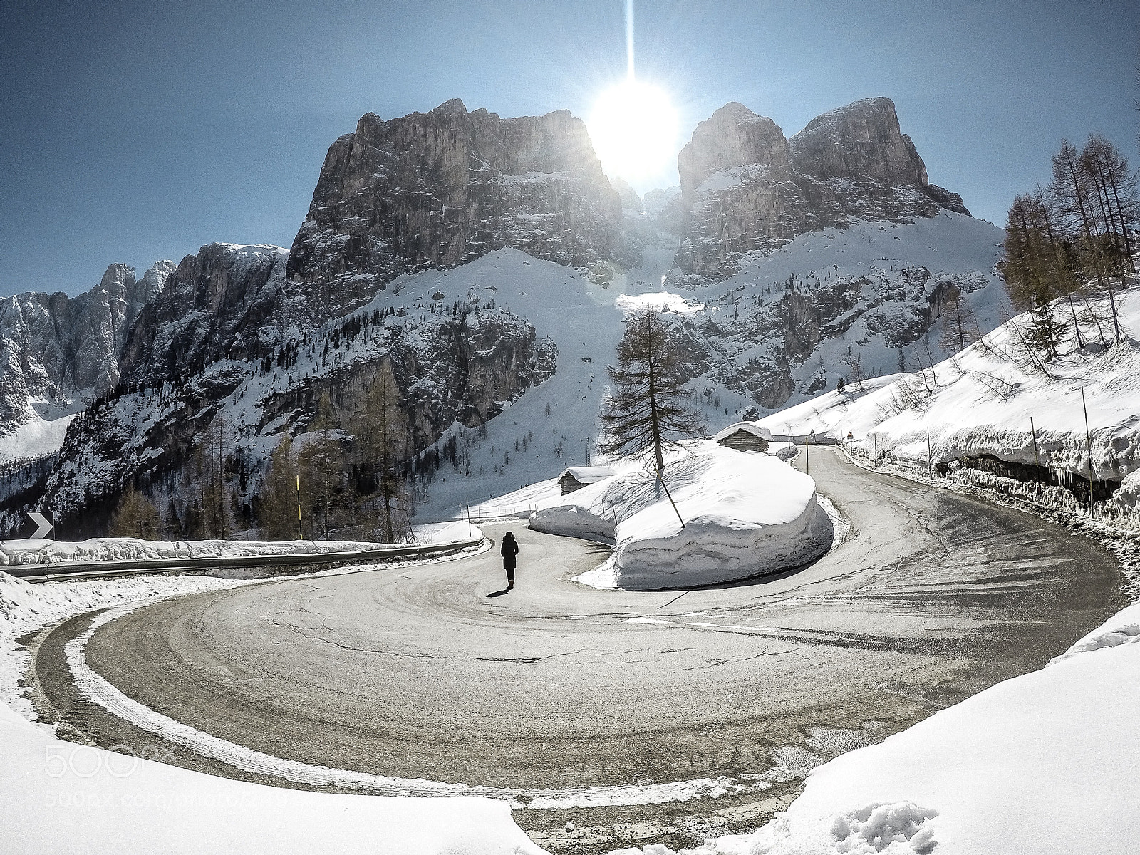 GoPro Hero5 Black sample photo. Gardena pass photography