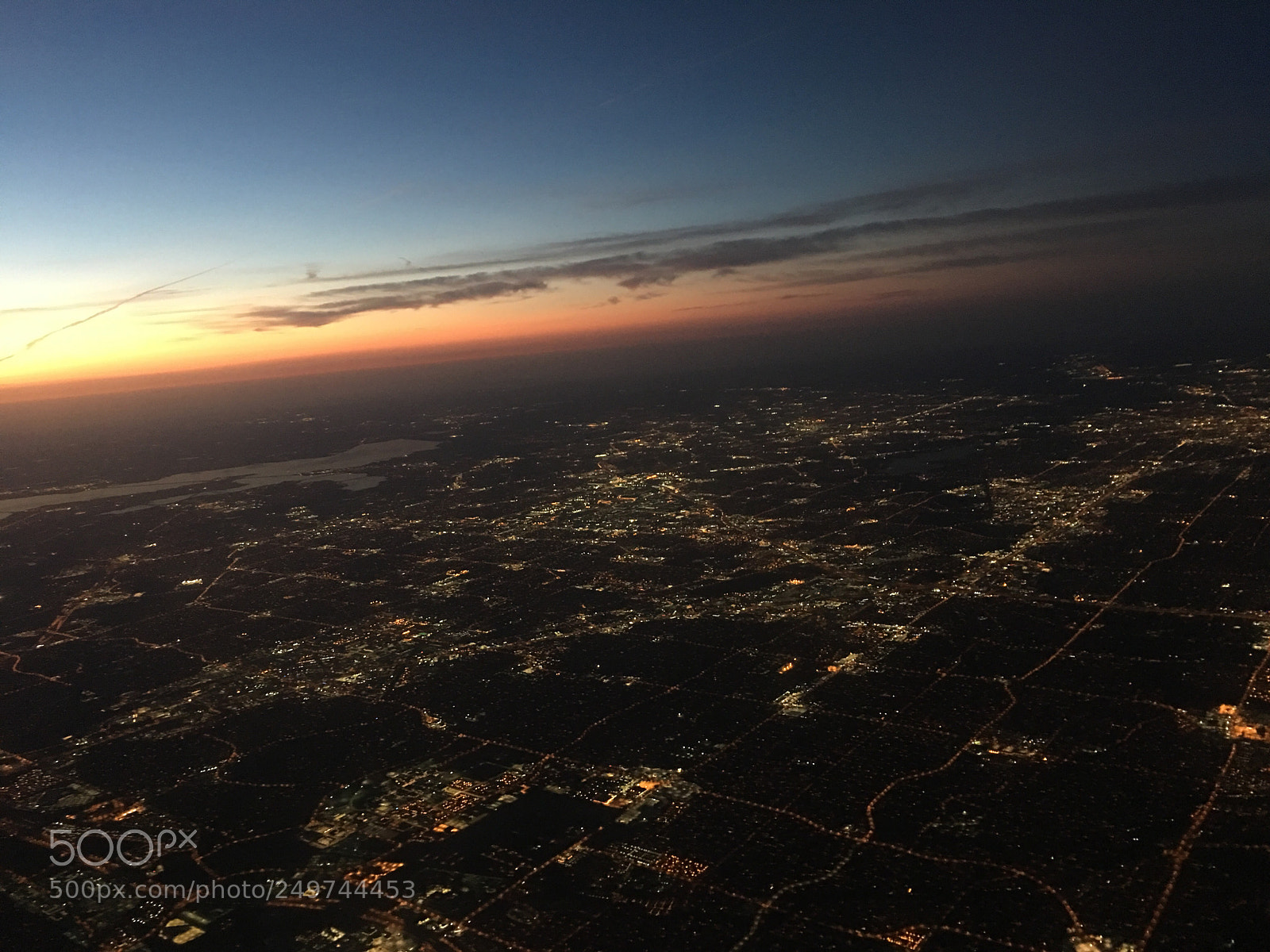 Apple iPhone 6s Plus sample photo. Dawn over dallas in photography