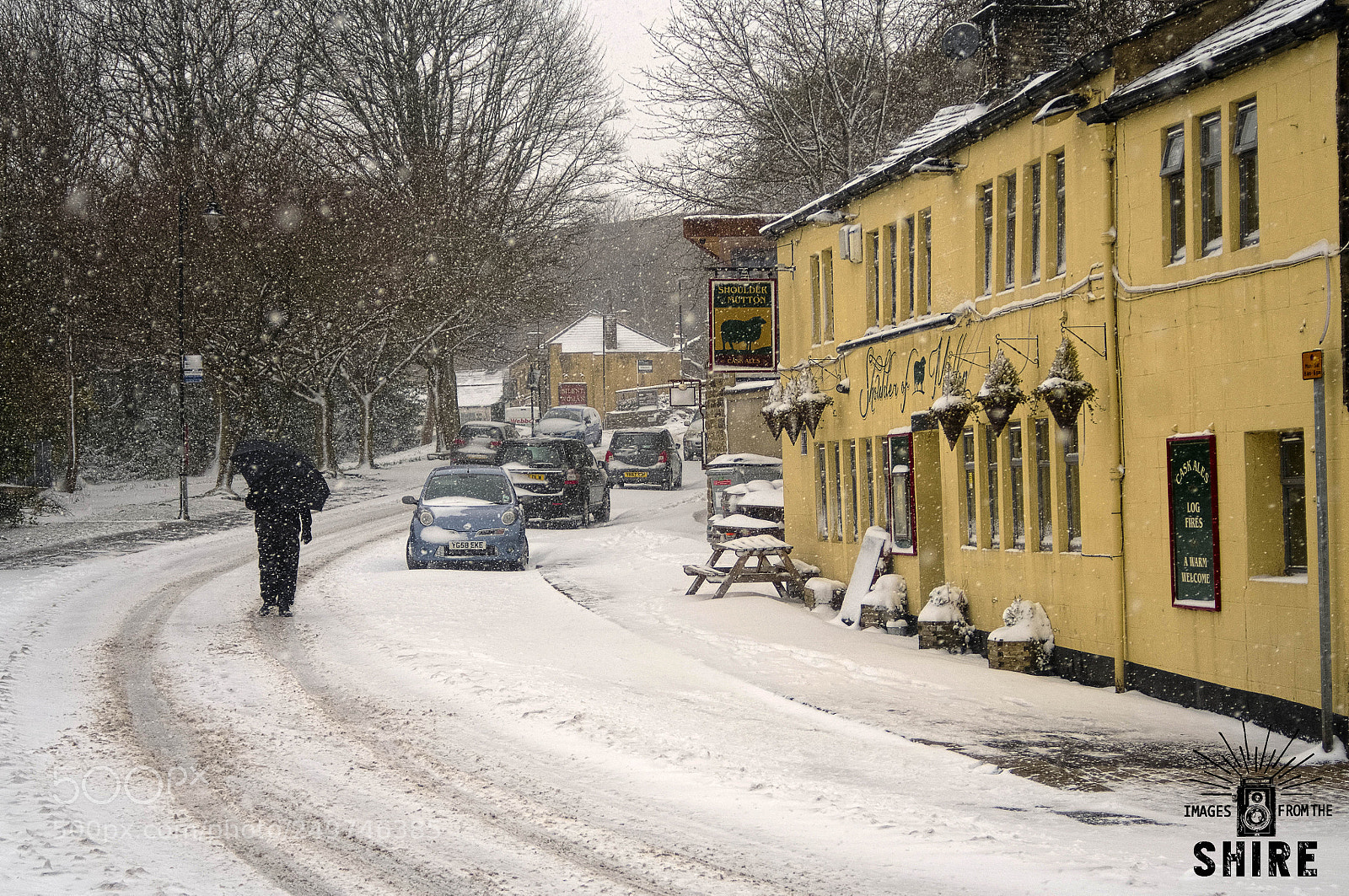 Nikon D300 sample photo. Late winter snow fall photography