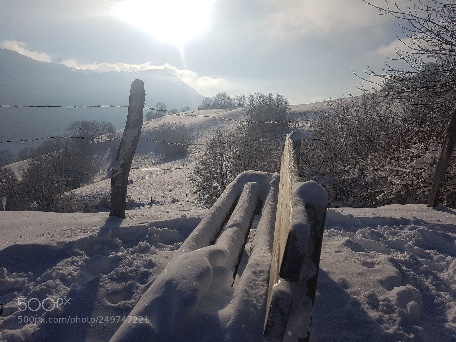 Samsung Galaxy S7 sample photo. Banc de neige photography