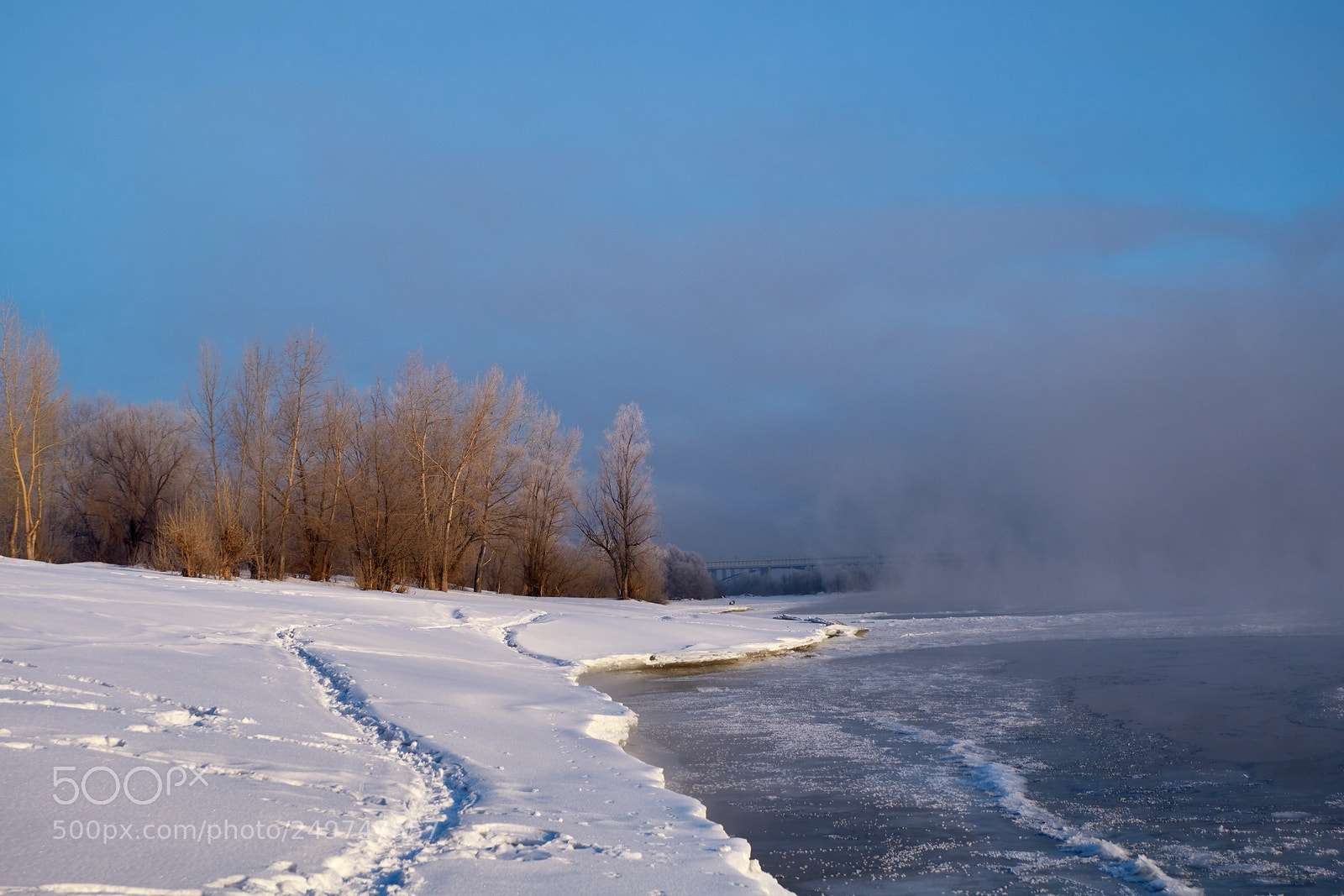 Fujifilm X-M1 sample photo. Ob river, siberia photography