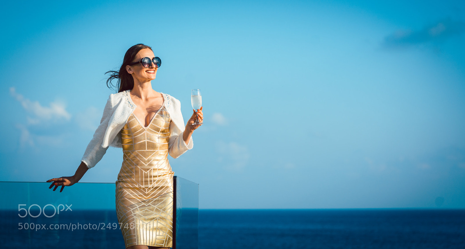Sony a7R II sample photo. Woman drinking sparkling wine photography