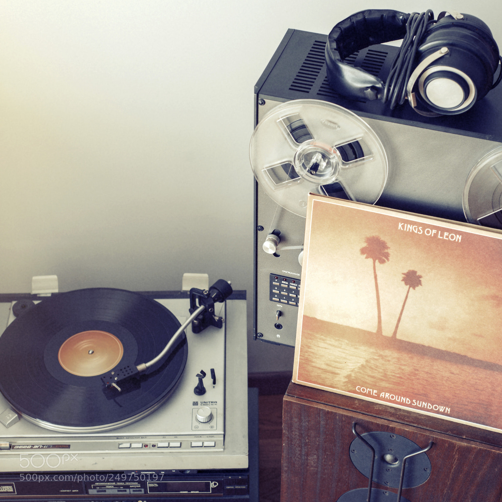 Nikon D610 sample photo. Kings of leon vinyl photography