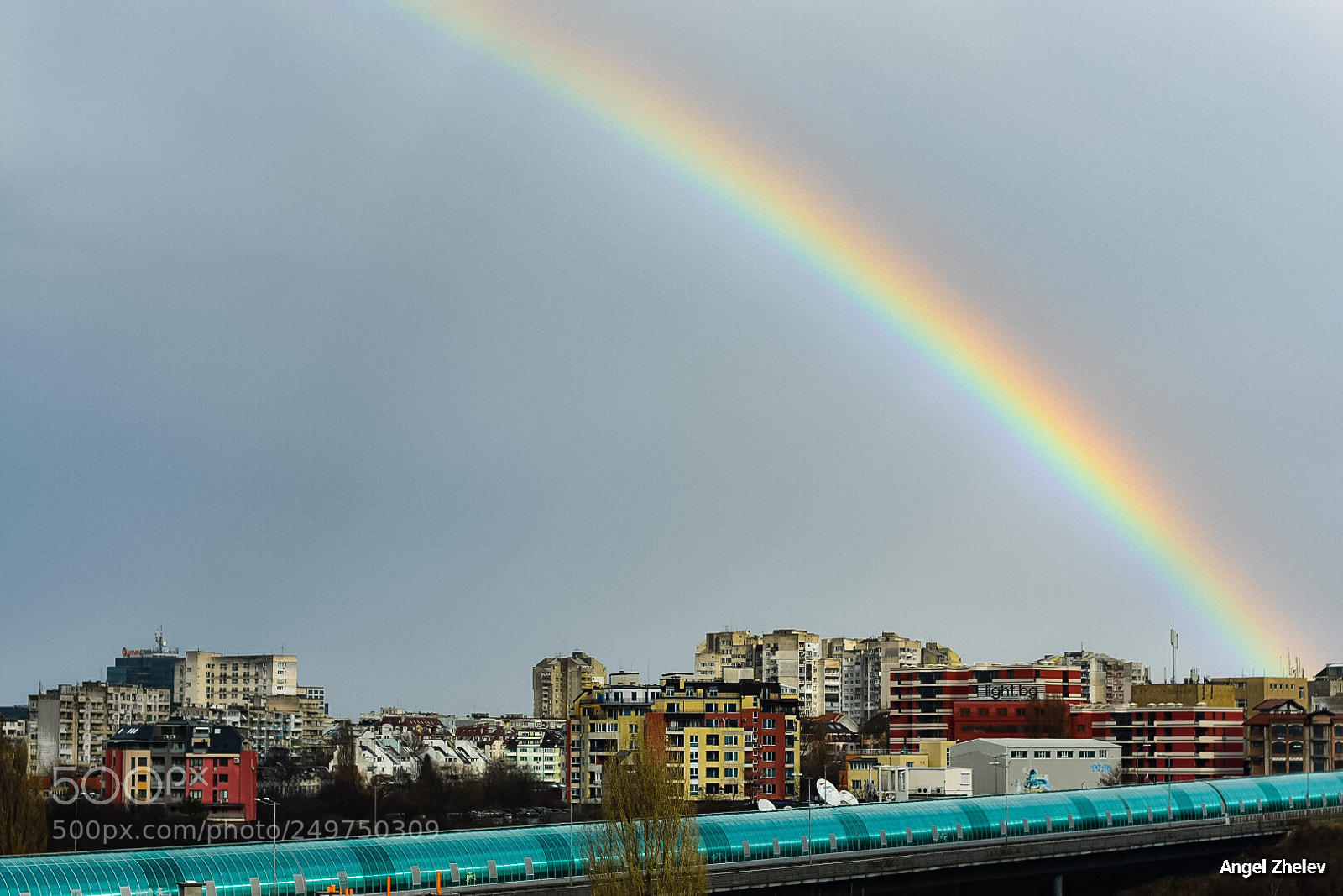 Nikon D3400 sample photo. Rainbow over sofia photography