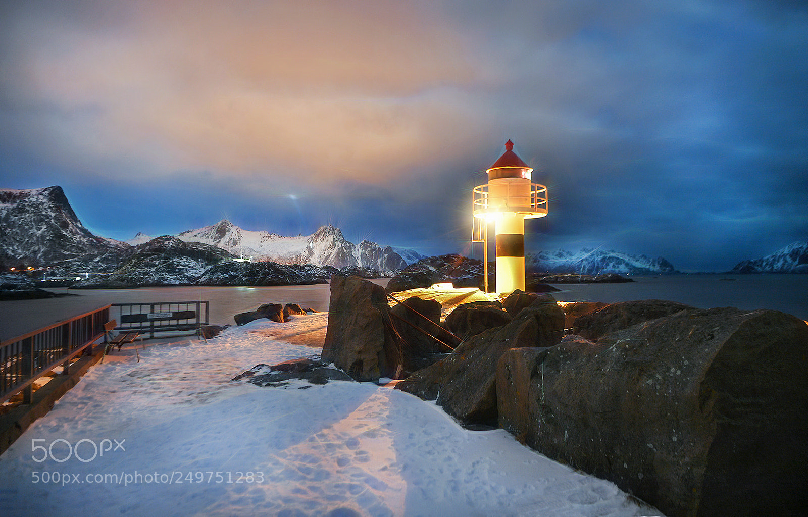 Nikon D5 sample photo. Lighthouse at the night photography