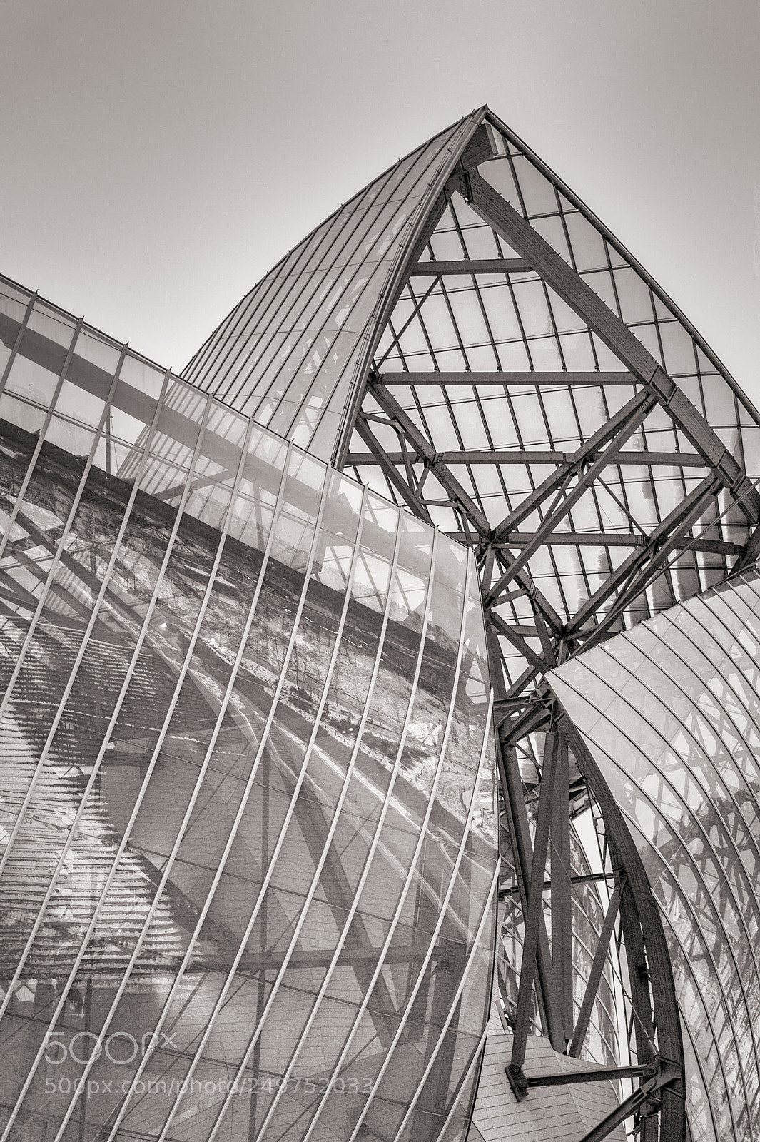 Nikon D700 sample photo. Fondation louis vuitton photography