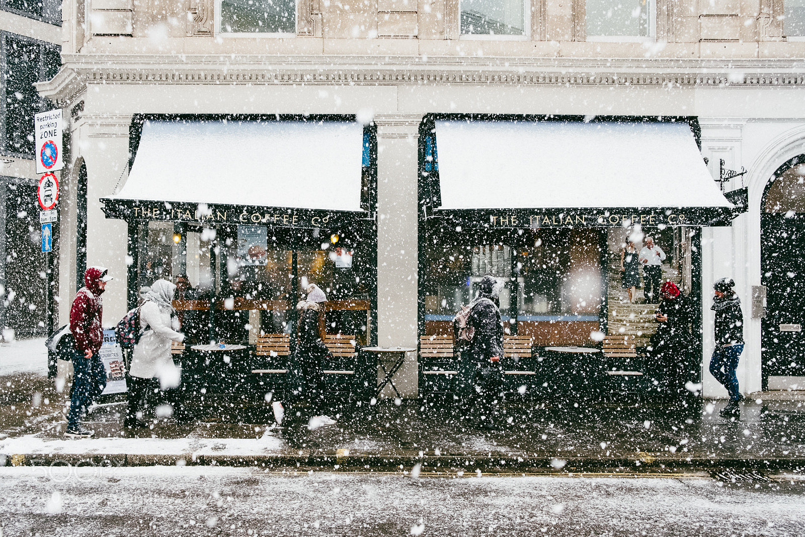 Fujifilm X-Pro2 sample photo. London snow days photography