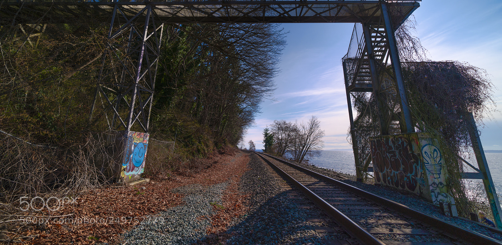 Sony a7R III sample photo. Bridge by the sea photography
