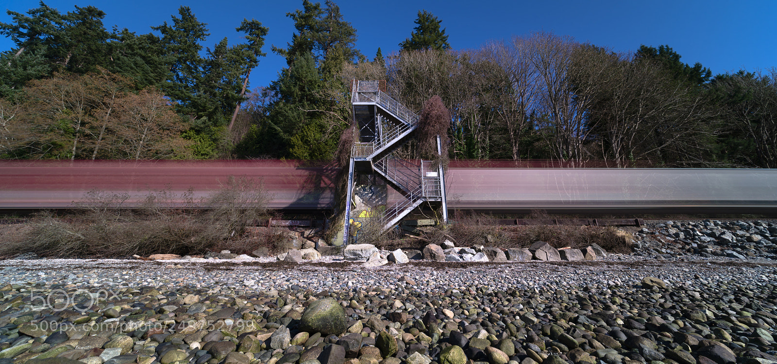 Sony a7R III sample photo. Train flying by. photography