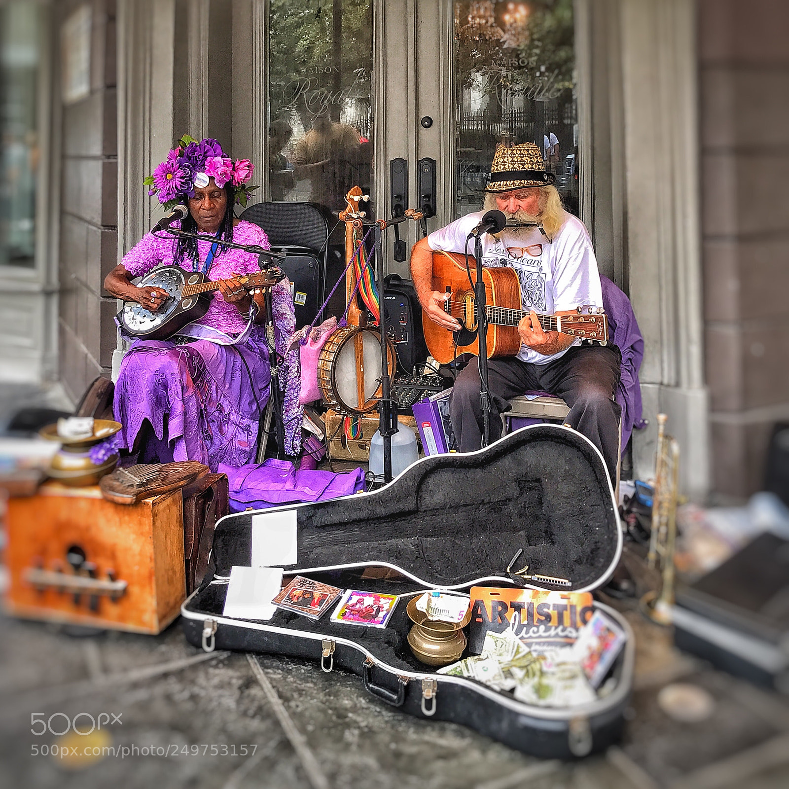 Apple iPhone 7 sample photo. Street musicians photography
