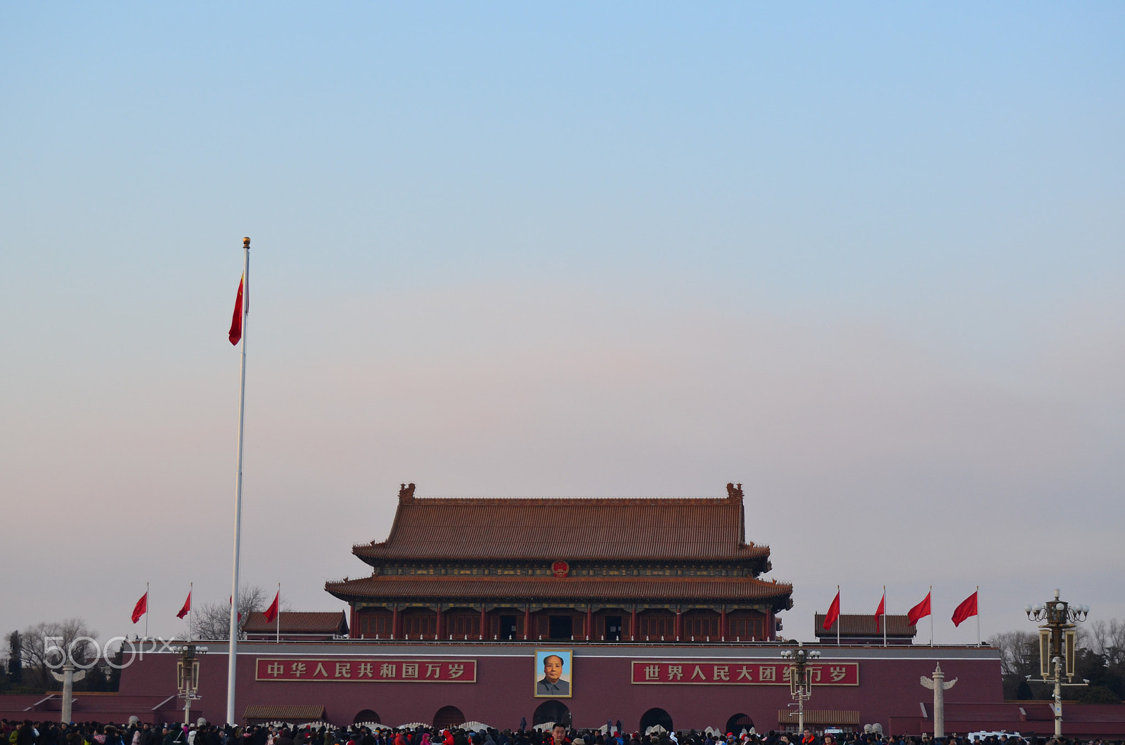 Nikon D5100 sample photo. Tiananmen square, the heart of beijing china photography