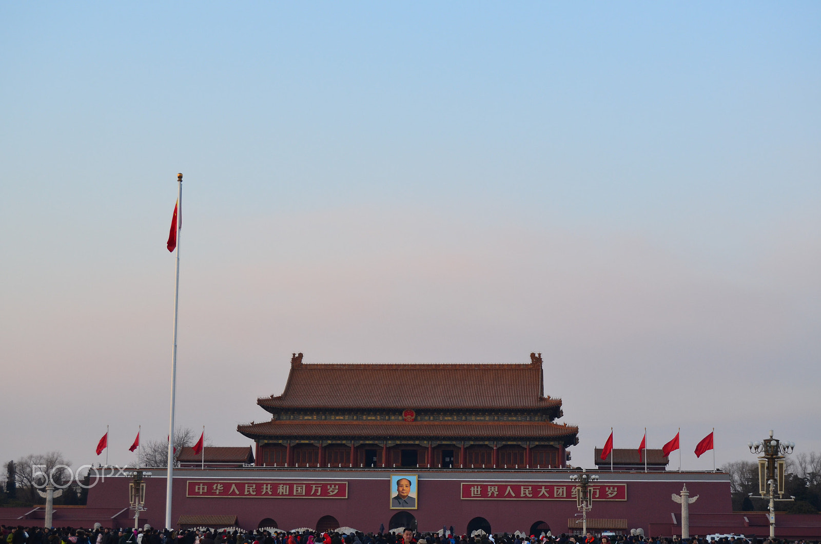 Nikon D5100 + Nikon AF-S DX Nikkor 18-55mm F3.5-5.6G II sample photo. Tiananmen square, the heart of beijing china photography