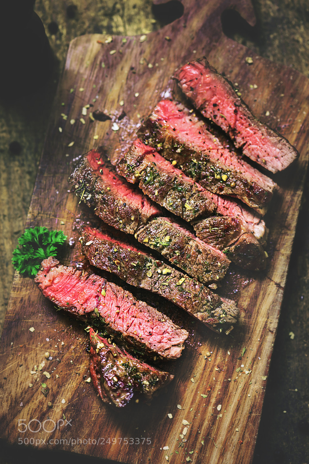 Nikon D610 sample photo. Rib eye steak photography