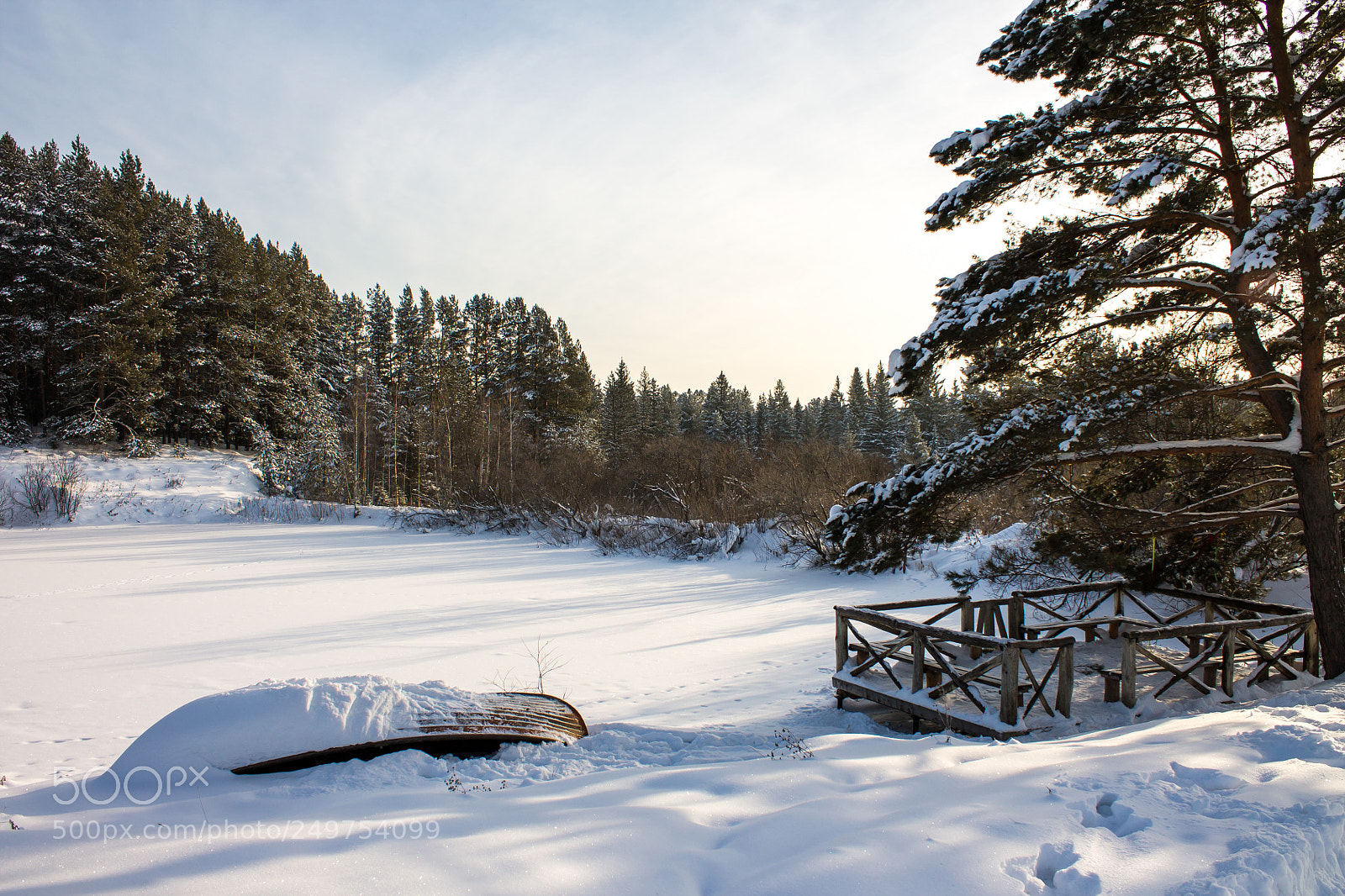 Canon EOS 1100D (EOS Rebel T3 / EOS Kiss X50) sample photo. Frozen pond photography