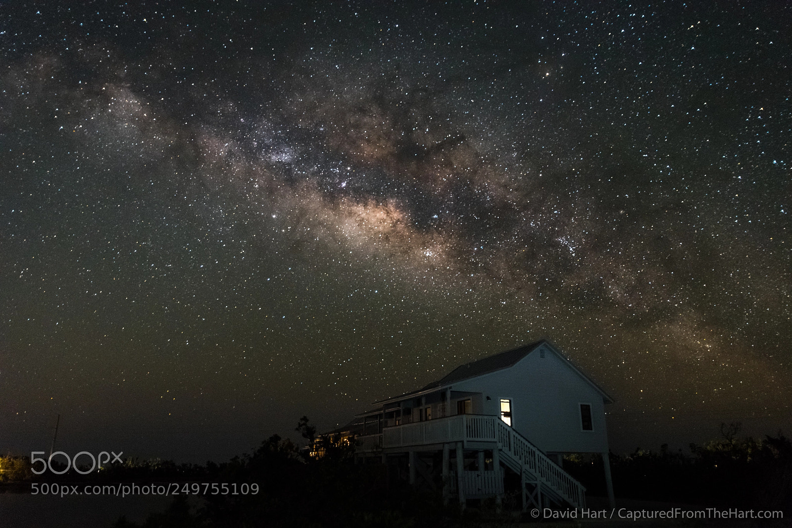 Nikon D500 sample photo. Cabin under the milky photography